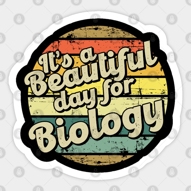 Biology gift for biologist. Perfect present for mother dad friend him or her Sticker by SerenityByAlex